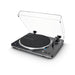 Audio-Technica AT-LP70XBTBS | Table tournante Stéréo - Sans fil - Bluetooth - Entraînement par courroie - Entièrement automatique - Noir/Argent | 02 | Sonxplus Granby