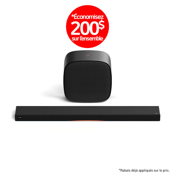 LG Sound Suite | Cinema Suite 7 - Barre de son H7+W7 | 01 | Sonxplus Granby
