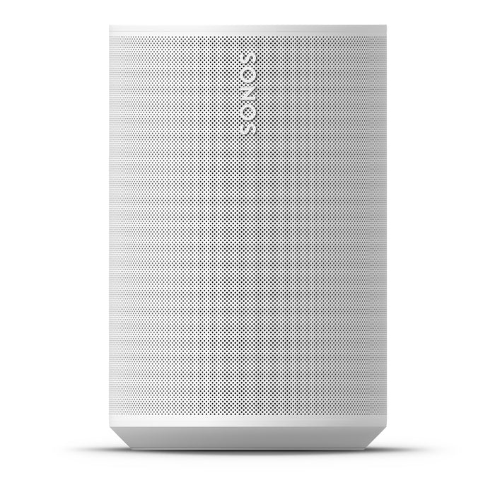 Sonos Era 100 SL | Compact Speaker - Touchscreen - Wi-Fi - White | Front view with logo | Sonxplus Granby