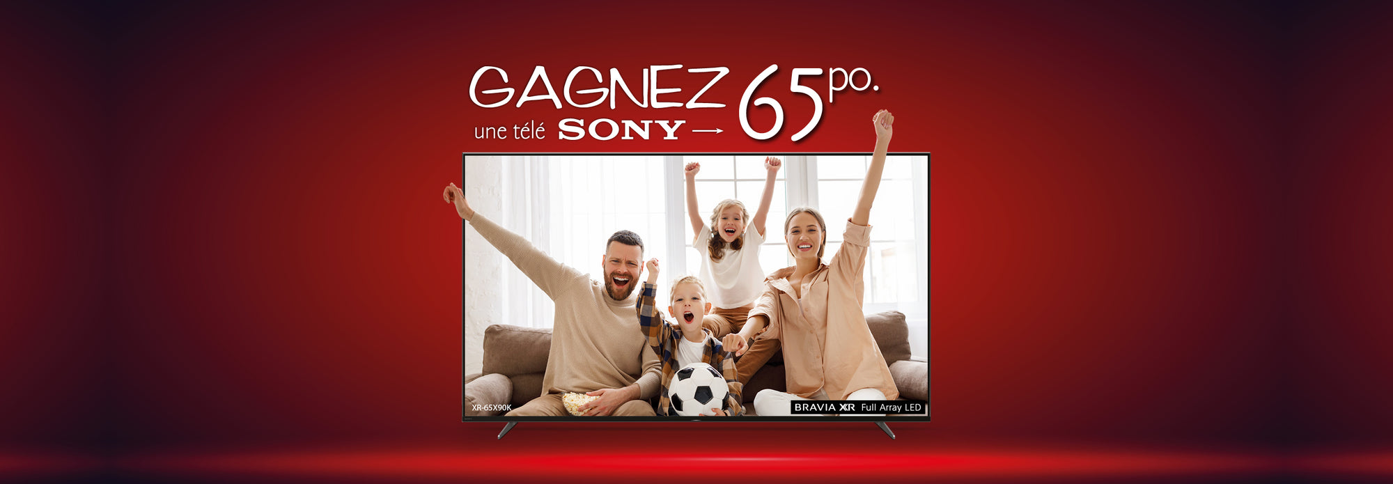 Concours Gagnez votre téléviseur 65'' de Sony | SONXPLUS Granby