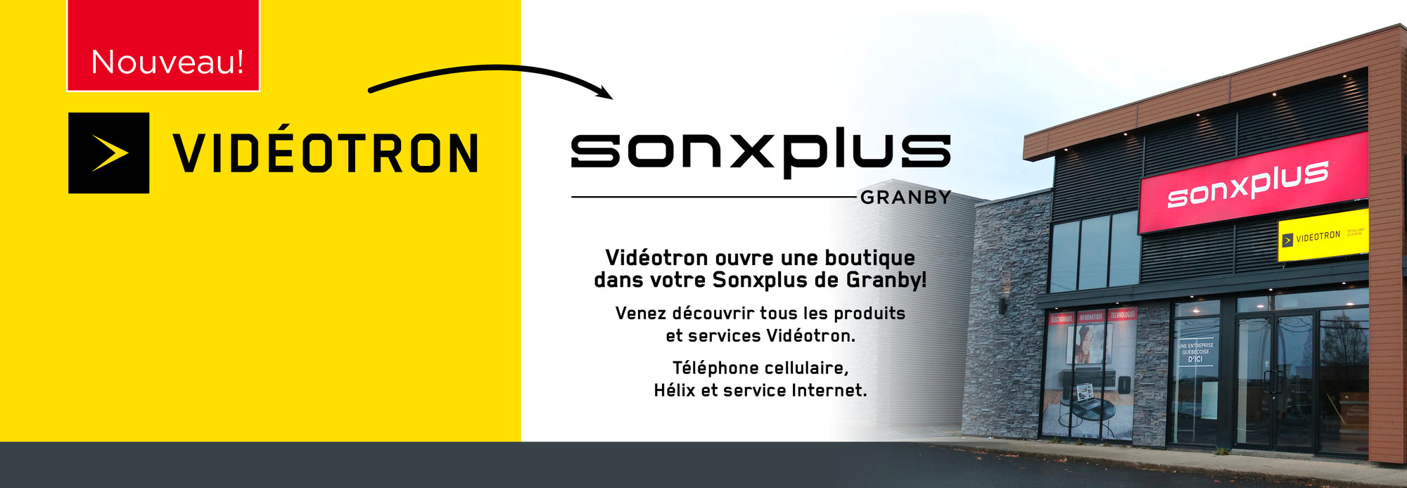 Boutique Vidéotron | SONXPLUS Granby