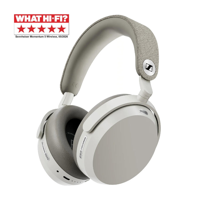 Sennheiser MOMENTUM 5 Wireless | Écouteurs supra-auriculaires - Sans fil - Réduction adaptative du bruit - Blanc | 04 | Sonxplus Granby