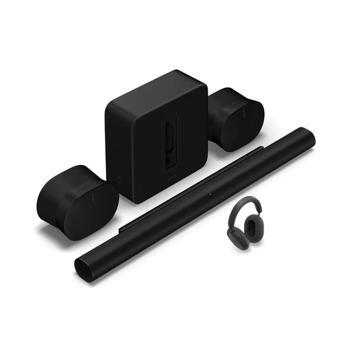 Sonos | Premium Personal Entertainment System with Arc Ultra+2, Era 300, Sub 4, and Ace Ultra - Black | 01 | Sonxplus Granby