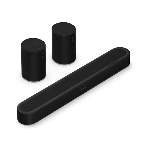Sonos | Surround Sound System with Beam Ultra + 2 Era 100 - Black | 01 | Sonxplus Granby