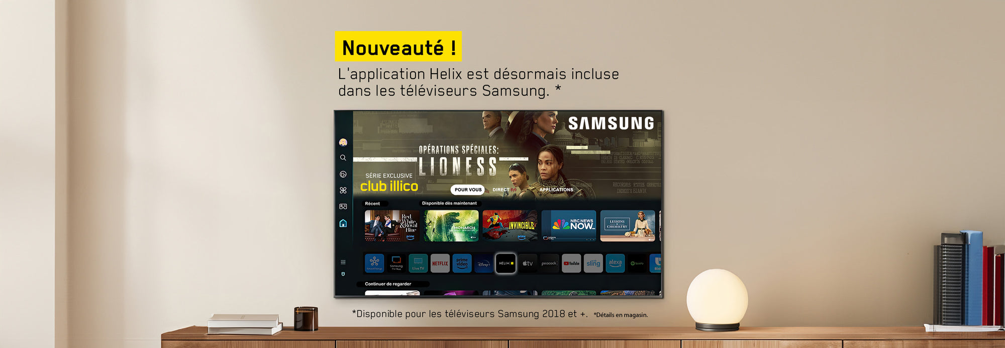 Application Helix avec Samsung | SONXPLUS Granby