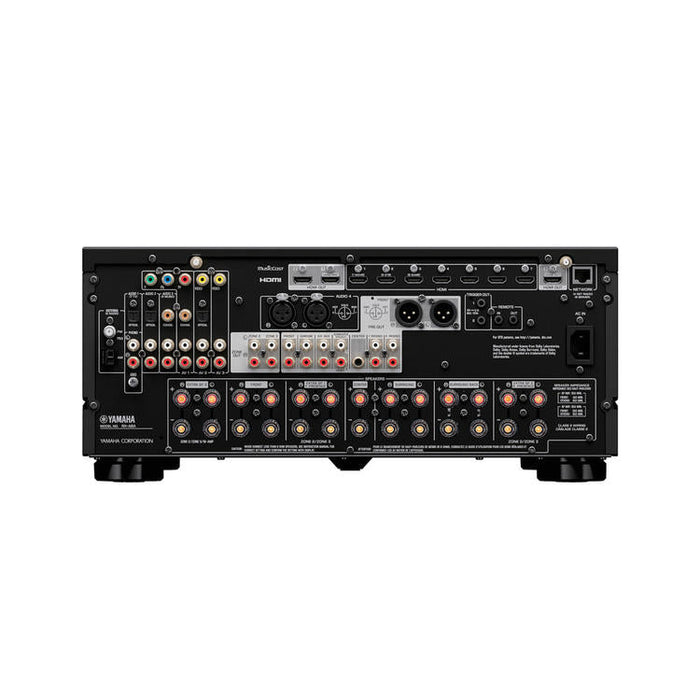 Yamaha RX-A8A | AV Receiver 11.2 - Aventage Series - HDMI 8K - MusicCast - HDR10+ - 150W X 11 with Zone 3 - Black-SONXPLUS.com