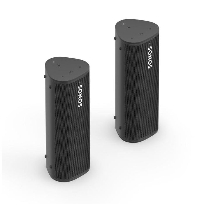 Sonos | Ensemble Aventure - 2 Haut-parleurs Roam portatifs - Bluetooth - Étanche - Noir-SONXPLUS Granby