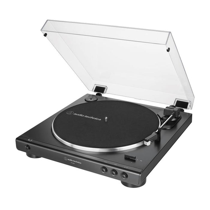 Audio Technica AT-LP60XBK | Table tournante Stéréo - Entraînement par courroie - Entièrement automatique - Noir-SONXPLUS Granby