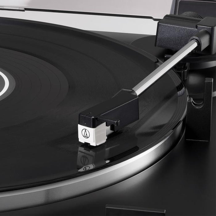 Audio Technica AT-LP60XBK | Stereo Turntable - Belt Drive - Fully Automatic - Black-SONXPLUS Granby