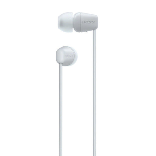 Sony WI-C100 | In-ear headphones - Wireless - Bluetooth - Around the neck - Microphone - IPX4 - White-SONXPLUS.com