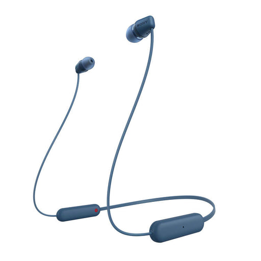 Sony WI-C100 | In-ear headphones - Wireless - Bluetooth - Around the neck - Microphone - IPX4 - Blue-Sonxplus 