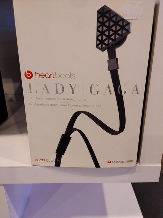 Heartbeats MHBTSIEGABKEFS | Wired In-Ear Headphones - Lady Gaga - Black-SONXPLUS Granby