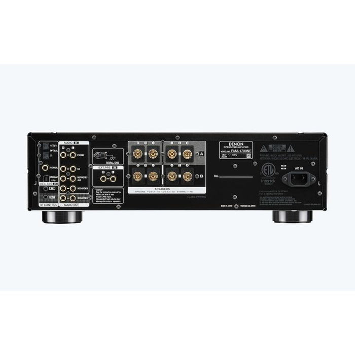 Denon PMA-1700NE | Integrated amplifier - 140W - Push-pull MOS circuit - Black-SONXPLUS.com