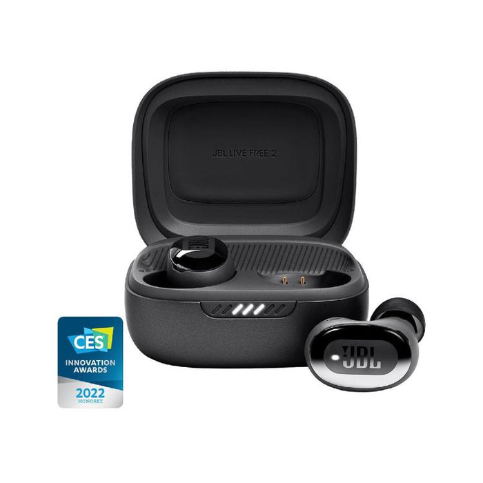 JBL Live Free 2 | In-Ear Headphones - 100% Wireless - Bluetooth - Smart Ambient - Microphones - Black-SONXPLUS Granby