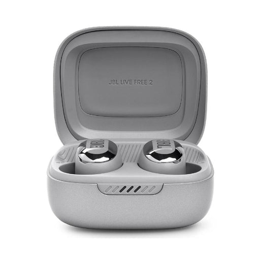 JBL Live Free 2 | Écouteurs intra-auriculaires - 100% Sans fil - Bluetooth - Smart Ambient - Microphones - Argent-SONXPLUS Granby
