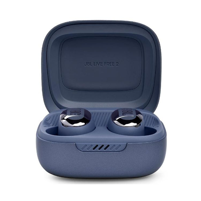 JBL Live Free 2 | Écouteurs intra-auriculaires - 100% Sans fil - Bluetooth - Smart Ambient - Microphones - Bleu-SONXPLUS Granby