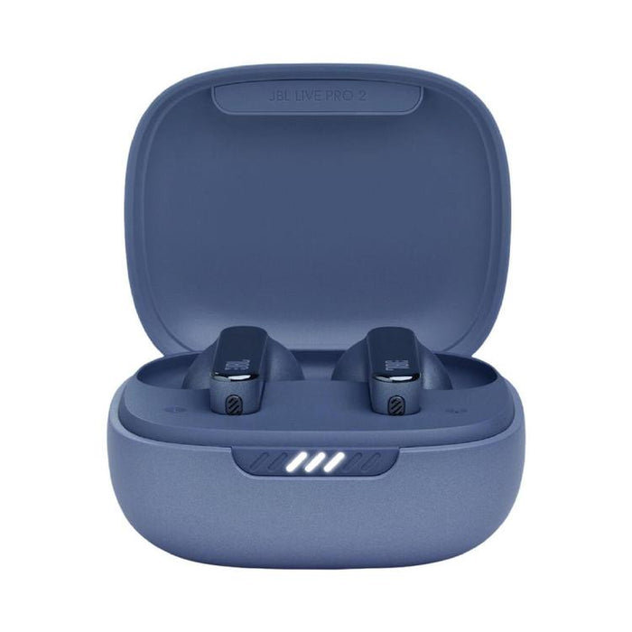 JBL Live Pro 2 TWS | Écouteurs intra-auriculaires - 100% Sans fil - Bluetooth - Smart Ambient - 6 Microphones - Bleu-SONXPLUS Granby