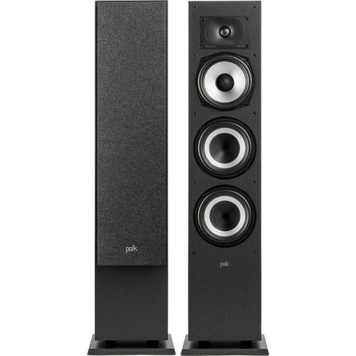 Polk Monitor XT60 | Floorstanding Speakers - Tower - Hi-Res Audio Certified - Black - Pair-Sonxplus 