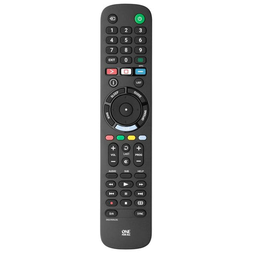 One for All URC4812R | Direct replacement remote control for any Sony TV - Replacement Series - Black-Sonxplus 