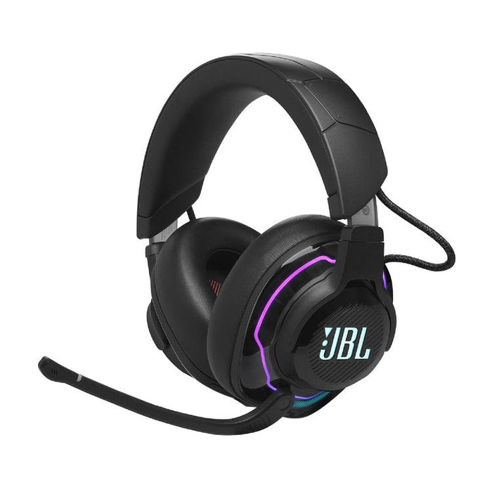 JBL Quantum 910 | Pro circumaural gaming headphones - Wireless - RGB lighting - Noise reduction - Black-SONXPLUS.com