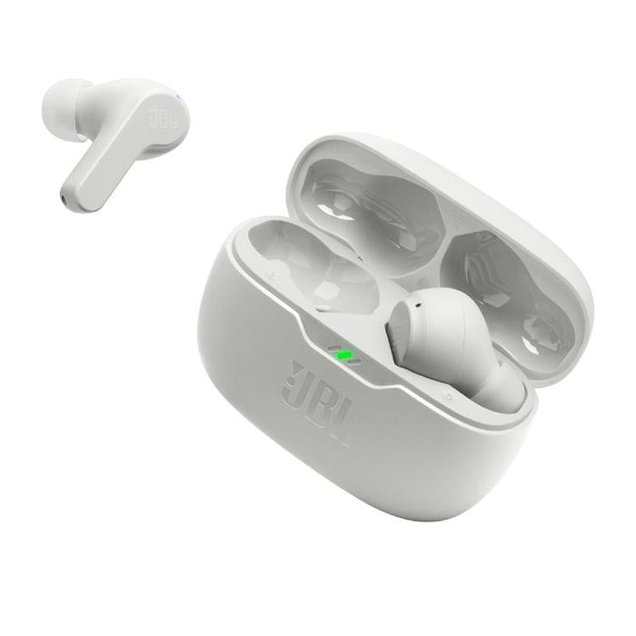 JBL Vibe Beam | In-Ear Headphones - Wireless - Bluetooth - Smart Ambient Technology - White-SONXPLUS.com