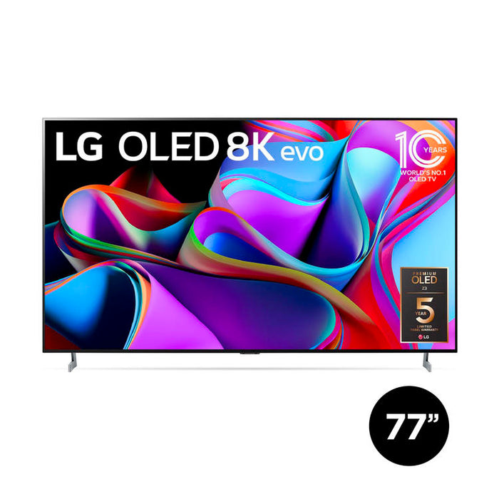 LG OLED77Z3PUA | Téléviseur intelligent 77" 8K OLED Evo - Série Z3 - ThinQ AI - Processeur α9 AI 8K Gen6 - Noir-SONXPLUS Granby