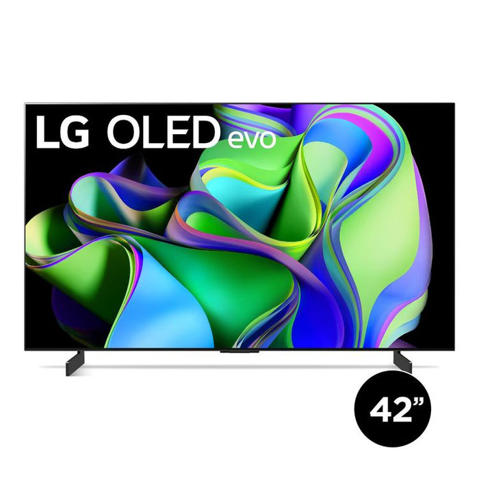 LG OLED42C3PUA | Téléviseur intelligent 42" OLED evo 4K - Série C3 - HDR - Processeur IA a9 Gen6 4K - Noir-SONXPLUS Granby