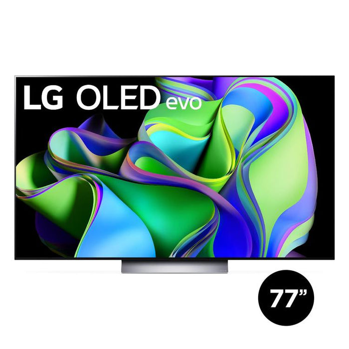 LG OLED77C3PUA | 77" OLED evo 4K Smart TV - C3 Series - HDR - Processor IA a9 Gen6 4K - Black-SONXPLUS Granby