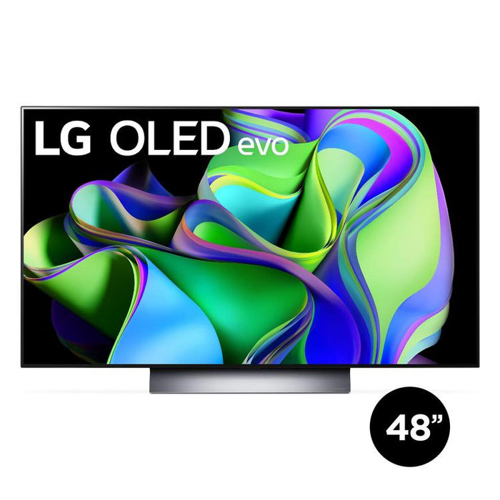 LG OLED48C3PUA | Téléviseur intelligent 48" OLED evo 4K - Série C3 - HDR - Processeur IA a9 Gen6 4K - Noir-SONXPLUS Granby