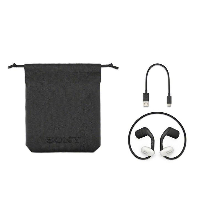 Sony Float Run WIOE610 | Ecouteurs avec micro - Supra-auriculaires - Bluetooth - Sans fil - Noir-SONXPLUS Granby