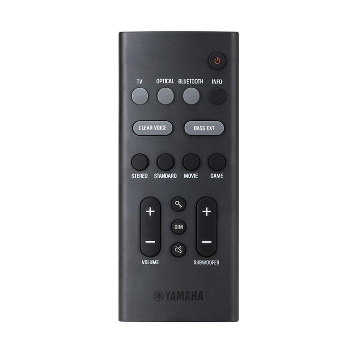 Yamaha SR-B30A | 2 Channel Sound Bar - 120 W - HDMI eARC - Bluetooth - Black-SONXPLUS Granby