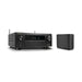 Denon AVRX4800H & HOME250 | Récepteur AV 9.4 canaux et haut-parleur sans-fil - 8K - Auro 3D - Cinéma maison - HEOS - Noir-SONXPLUS Granby