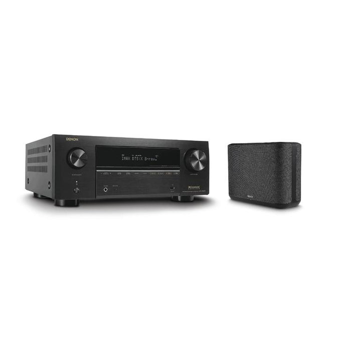 Denon AVRX3800H & HOME250 | 9-channel AV receiver and wireless speaker - Home theater - Auro 3D - 8K - HEOS - Black-SONXPLUS Granby