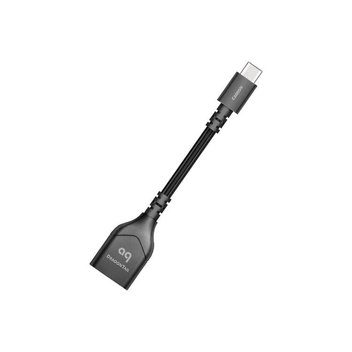 Audioquest DragonTail | Câble USB mâle à femelle - USB 0,112m - Noir-Sonxplus Granby 