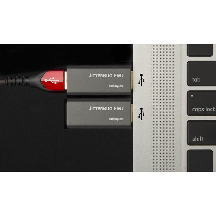 Audioquest JitterBug | USB Noise Filter - Full metal jacket - Black-SONXPLUS Granby