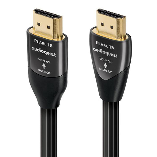 Audioquest Pearl | Câble HDMI actif - Transfert jusqu'à 8K Ultra HD - HDR - eARC - 18 Gbps - 15 Mètres-Sonxplus Granby 