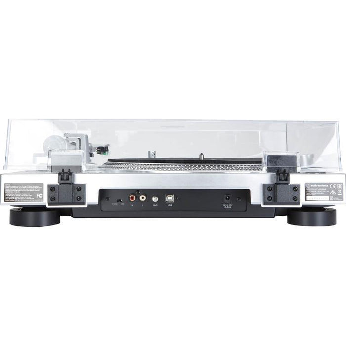 Audio Technica AT-LP120XUSB-SV | Table tournante - Entraînement direct - Analogique et USB - Argent-SONXPLUS Granby