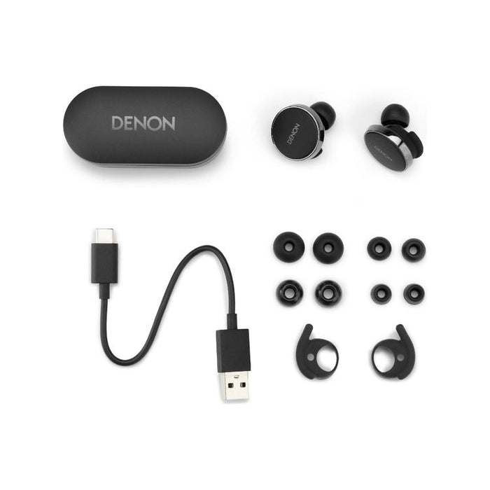 Denon PERL PRO | Wireless Headphones - Bluetooth - Masimo Adaptive Acoustic Technology - Black-SONXPLUS Granby