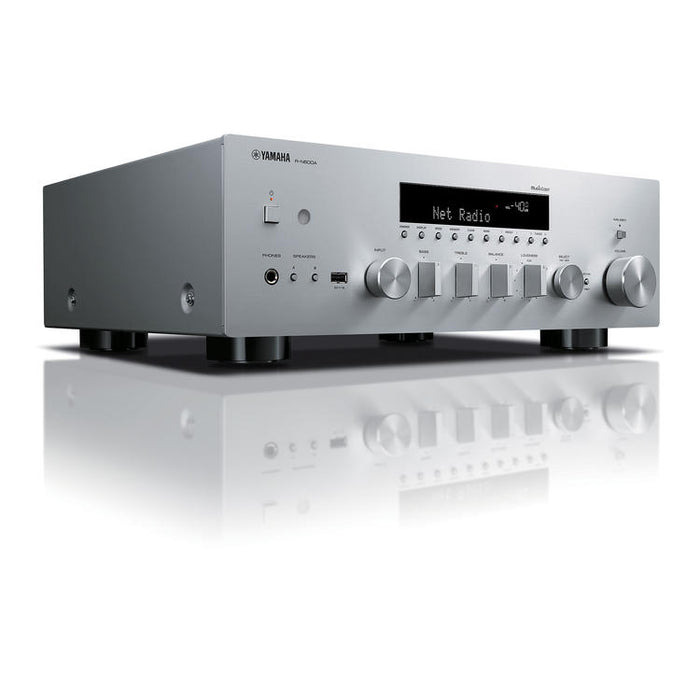 Yamaha R-N600A | Network/Stereo Receiver - MusicCast - Bluetooth - Wi-Fi - AirPlay 2 - Silver-SONXPLUS Granby