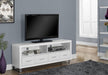 Monarch Specialties I2518 | TV Stand - 60" - 4 Drawers - White-Sonxplus 