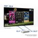 Epson LS500-100 | Projecteur TV Laser - 3LCD - Écran 100 pouces - 16:9 - Full HD - 4K HDR - Blanc-SONXPLUS Granby