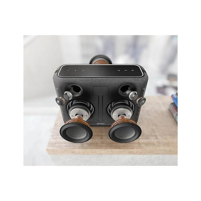 Denon HOME 250 | Haut-parleur sans fil - Bluetooth - Couplage Stéréo - HEOS intégré - Noir-SONXPLUS.com
