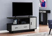 Monarch Specialties I2804 | TV stand - 48" - 1 Drawer - 1 Cabinet - Grey and Black-Sonxplus 